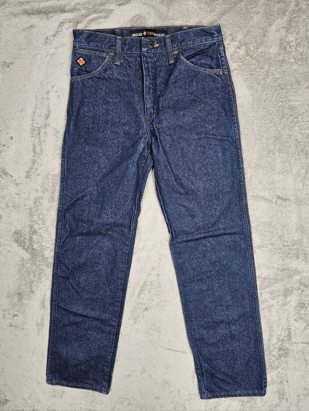 Wrangler FR13MWZ Flame Resistant Jeans 30x32 Blue Denim Cowboy Cut EUC